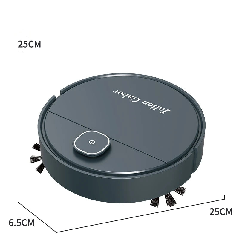 Robô Aspirador inteligente 3 em 1, mini varredor doméstico, aspirador de pó sem fio