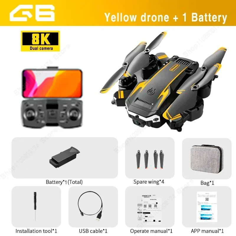 Drone S6 MAX 5G GPS Drone 8K HD Dual Camera